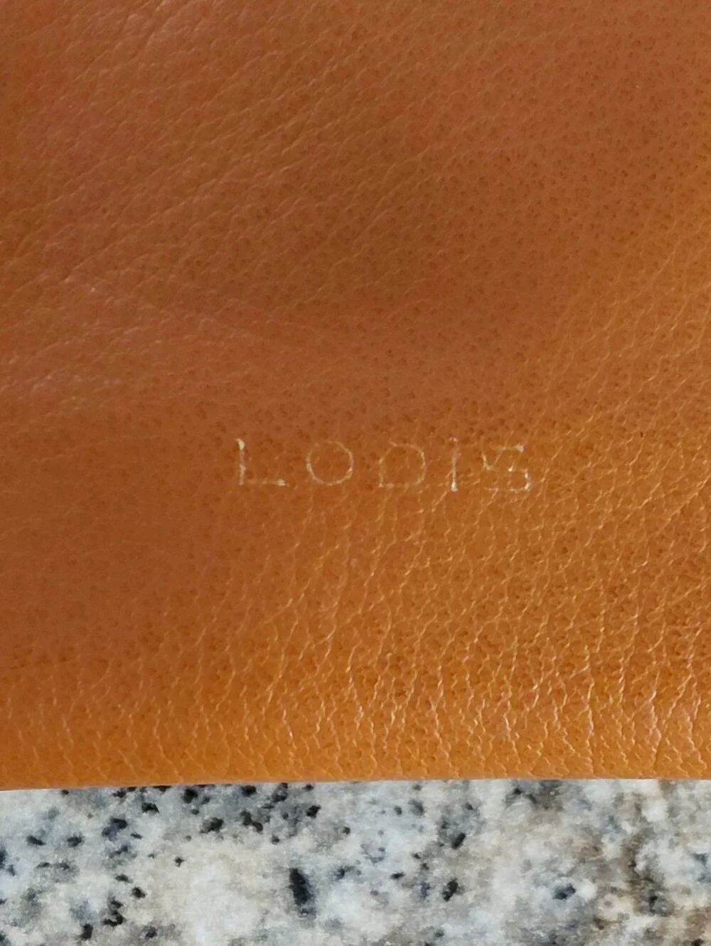 Lodis Colorblock Mini Leather Wallet in Black, Cream & Brown